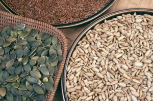 Lignans are found in flax seeds, pumpkin seeds, whole grains and other foods