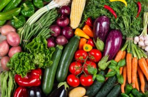 Vegetables are high in folic acid